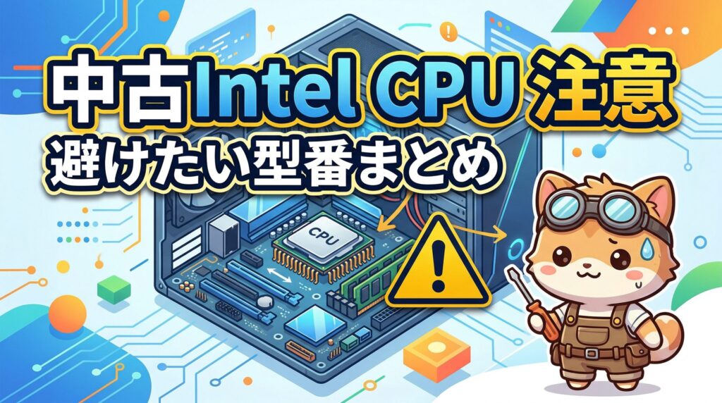 🧰中古PC・レトロPC向けに知っておきたいIntel CPU不具合まとめ｜避け