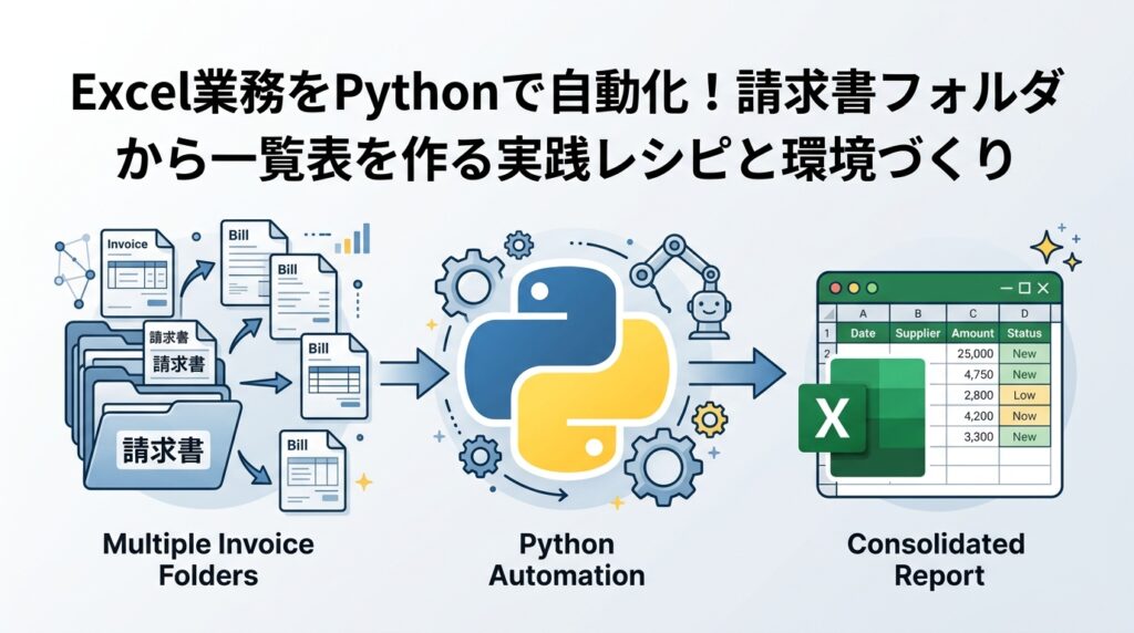 📊PythonでExcel業務自動化｜請求書一覧化 | azablog -あざっきブログ-