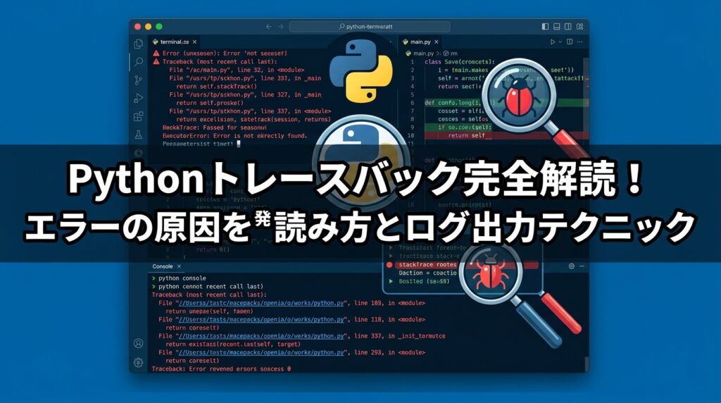 🔍Pythonトレースバック読み方解説 | azablog -あざっきブログ