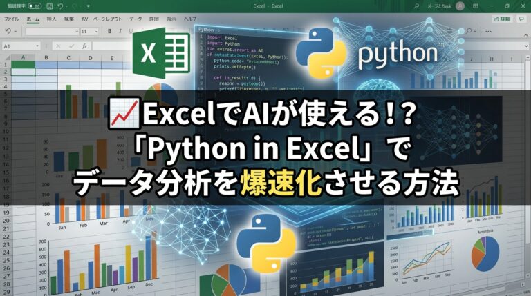 Python in Excelの使い方とメリット解説📈 | azablog -あざっきブログ-