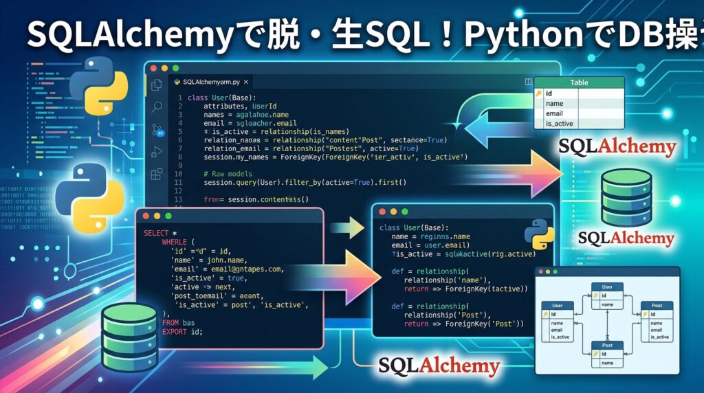 🐍SQLAlchemy入門｜Python ORM学習本5選 | azablog -あざっきブログ