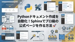 Pythonドキュメント自動生成🚀Sphinxの使い方を徹底解説 | azablog -あざっきブログ