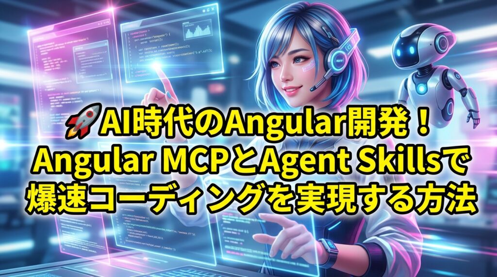 Angular AI開発術🚀MCPとAgent Skillsで爆速化 | azablog -あざっきブログ-